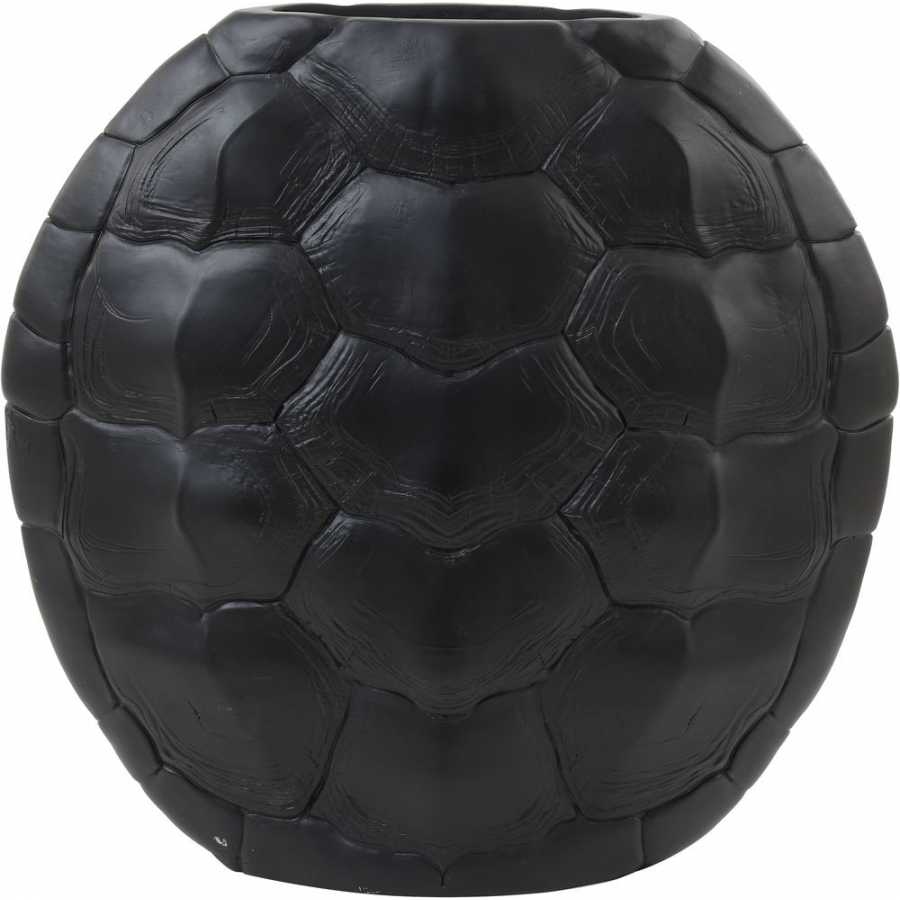 Light and Living Turtle Vase - Black - Large