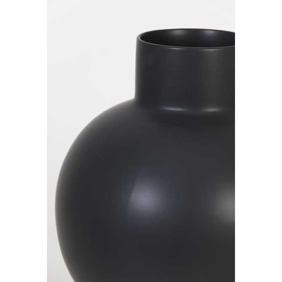 Light and Living Georgina Vase - Black - Large