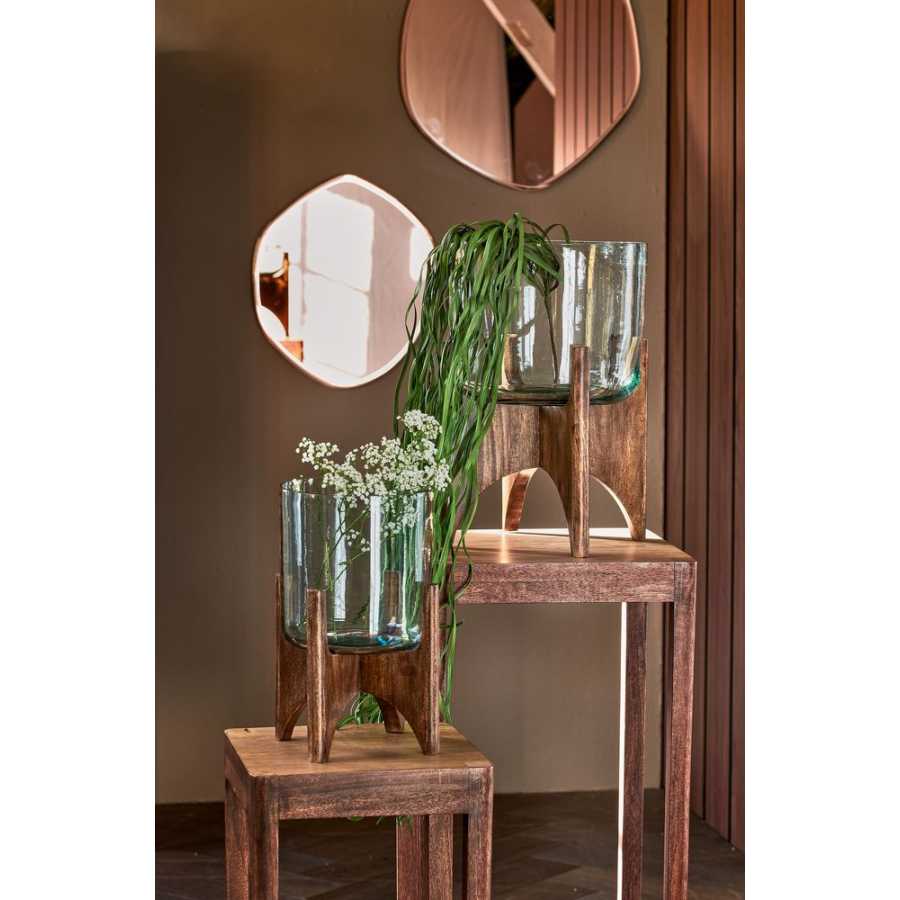 Light and Living Jace Plant Stand - Brown