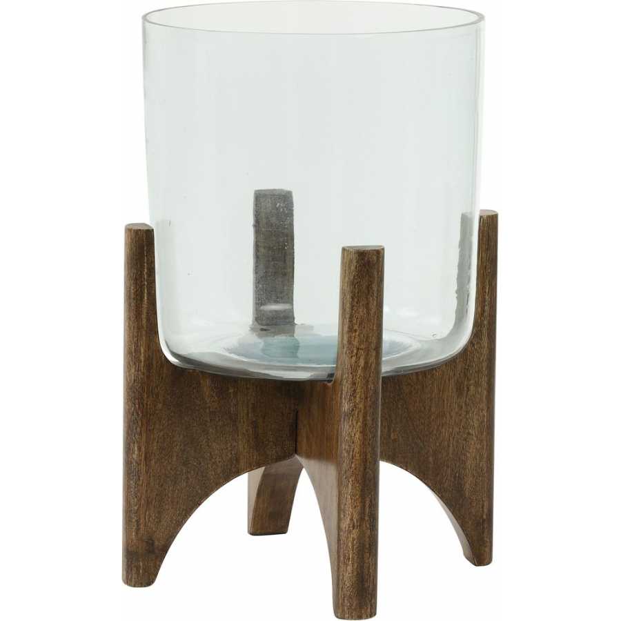 Light and Living Jace Plant Stand - Brown - Small