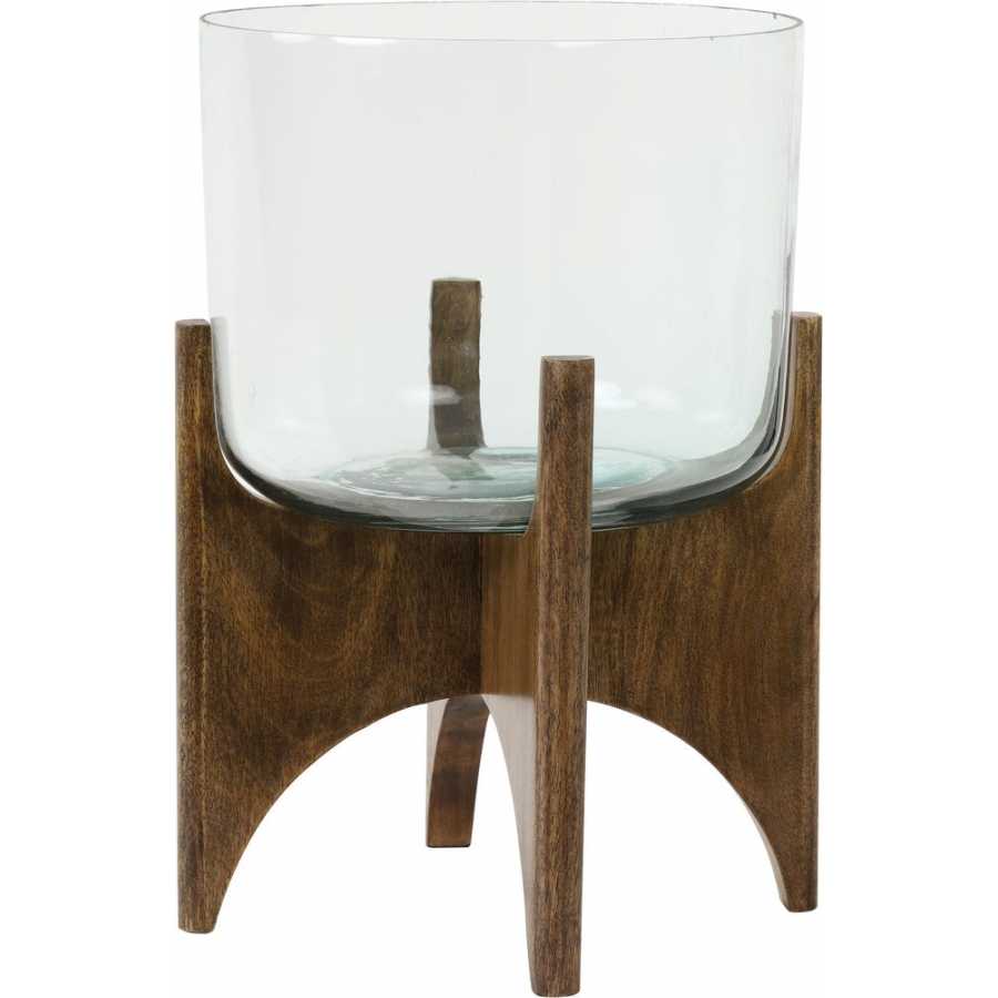 Light and Living Jace Plant Stand - Brown - Large