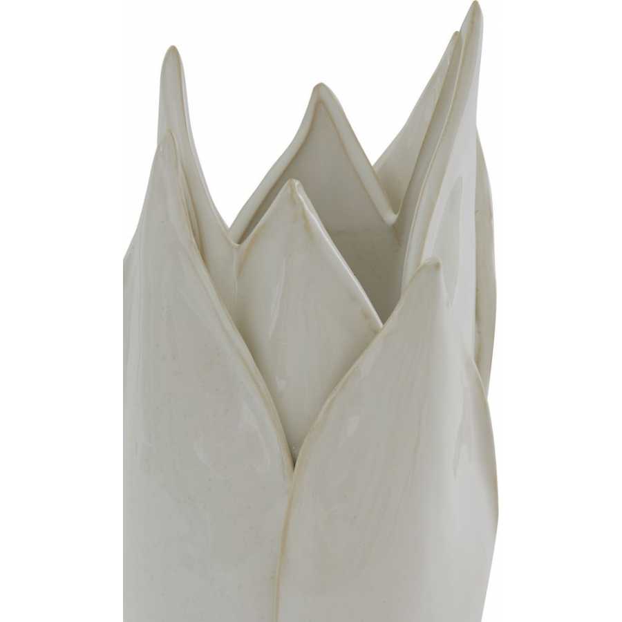 Light and Living Tulipan Vase - White - Small