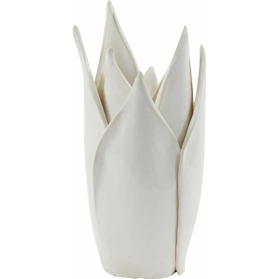 Light and Living Tulipan Vase - White - Small