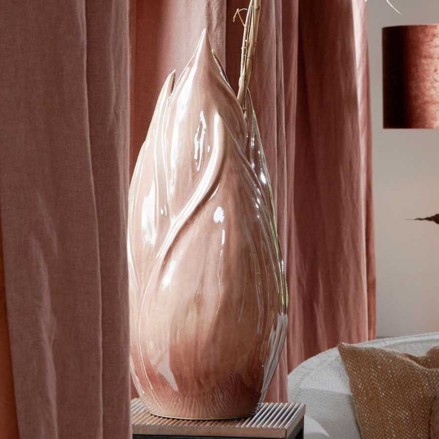 Light and Living Tulipan Wide Vase - Purple