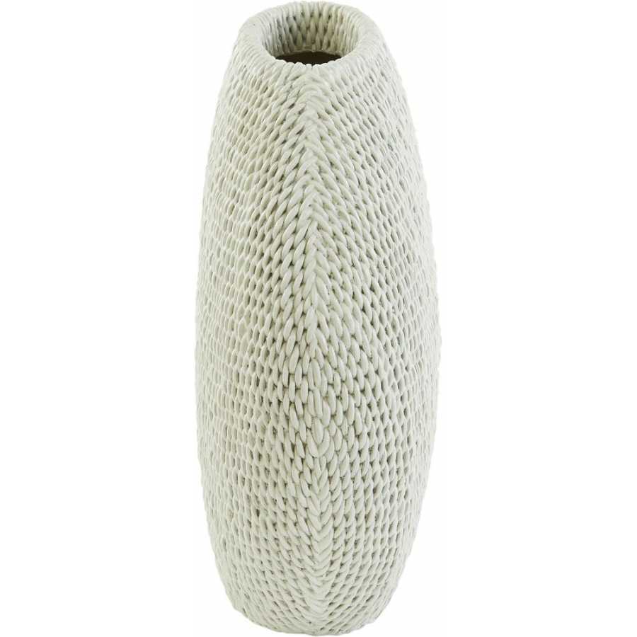 Light and Living Mashaba Oval Vase - Brown - Small