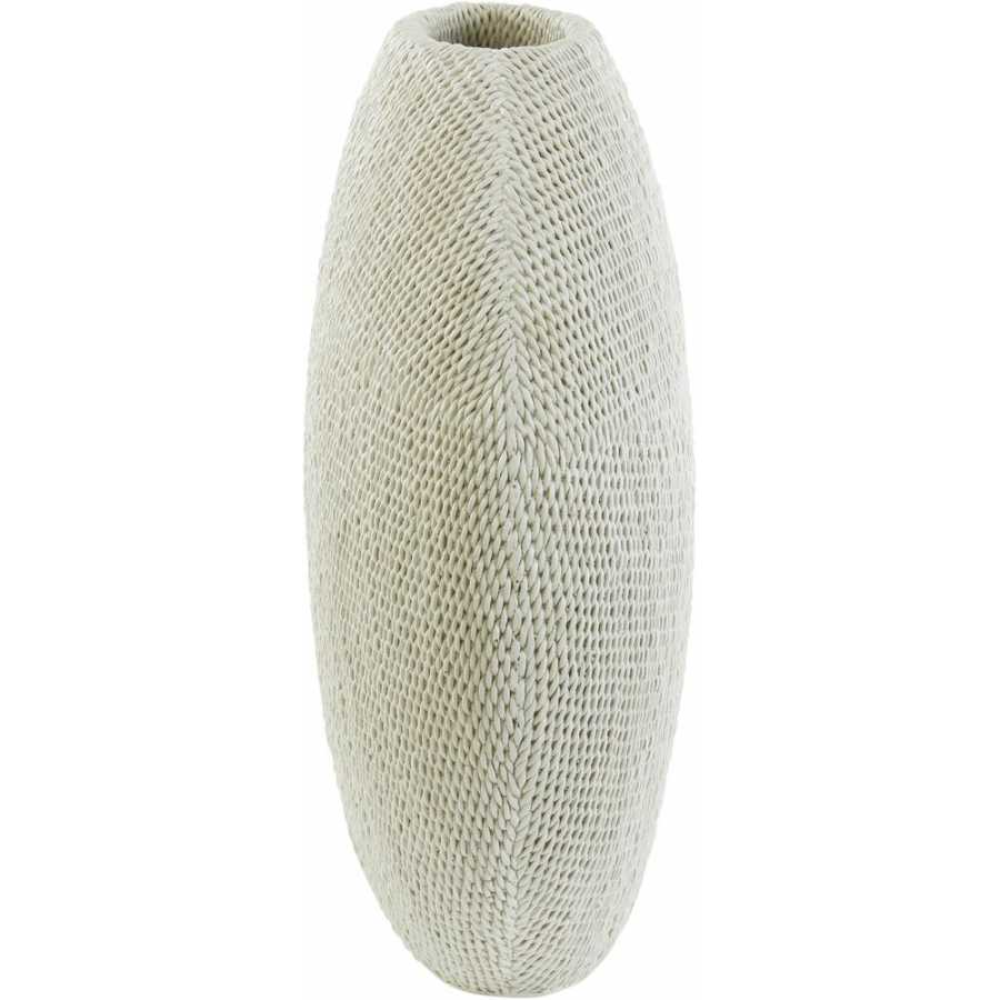 Light and Living Mashaba Oval Vase - Brown - Large