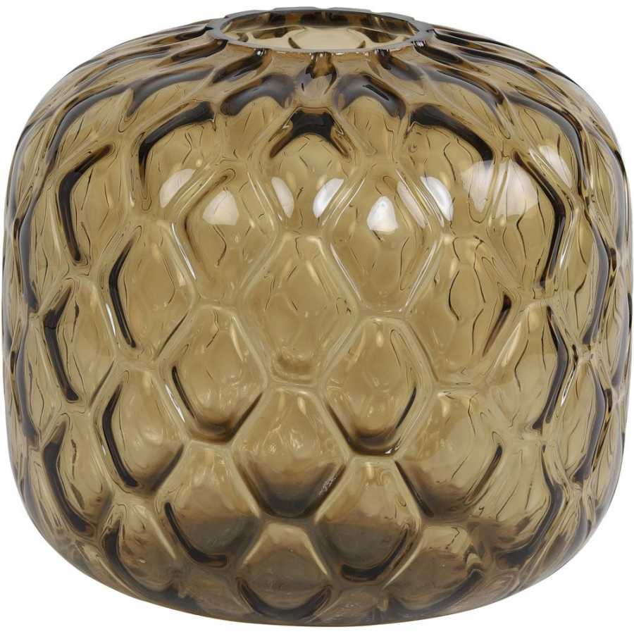 Light and Living Carino Vase - Brown - Small