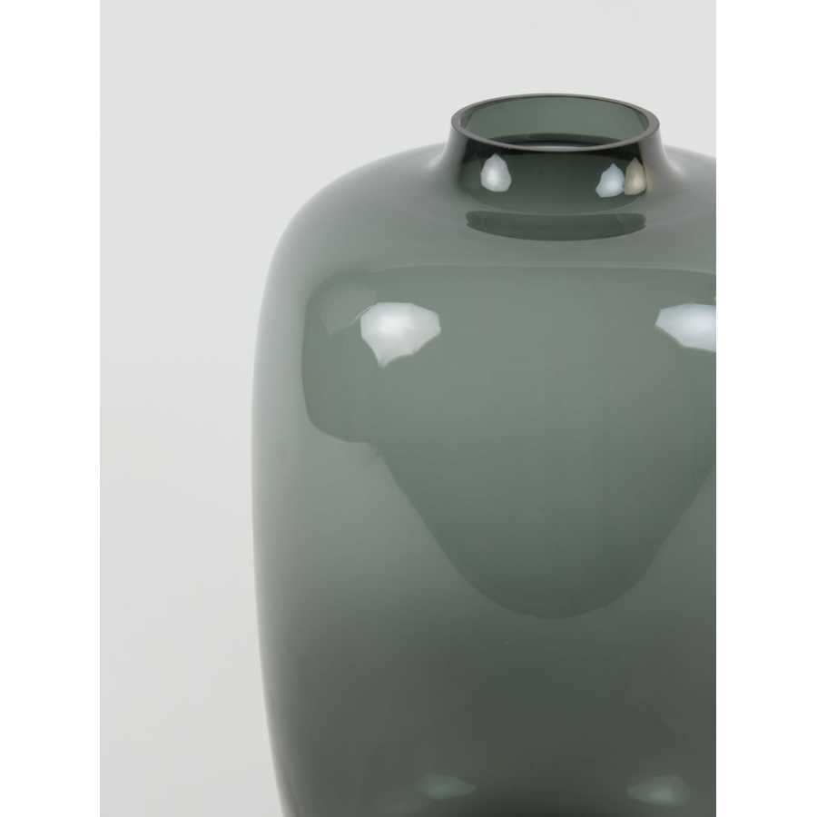 Light and Living Keira Wide Vase - Grey -Small