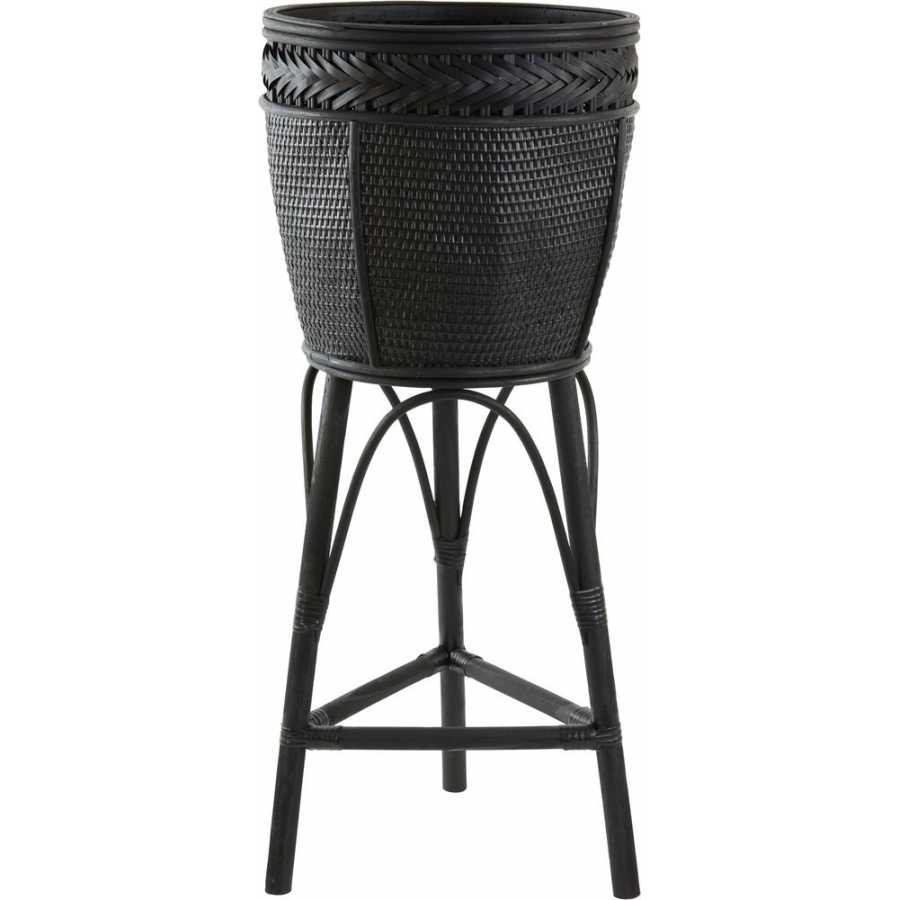 Light and Living Carazi Tall Plant Stand - Black
