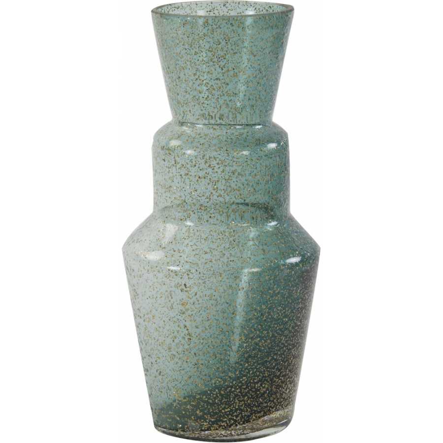 Light and Living Trosmu Vase - Green & Gold - Small