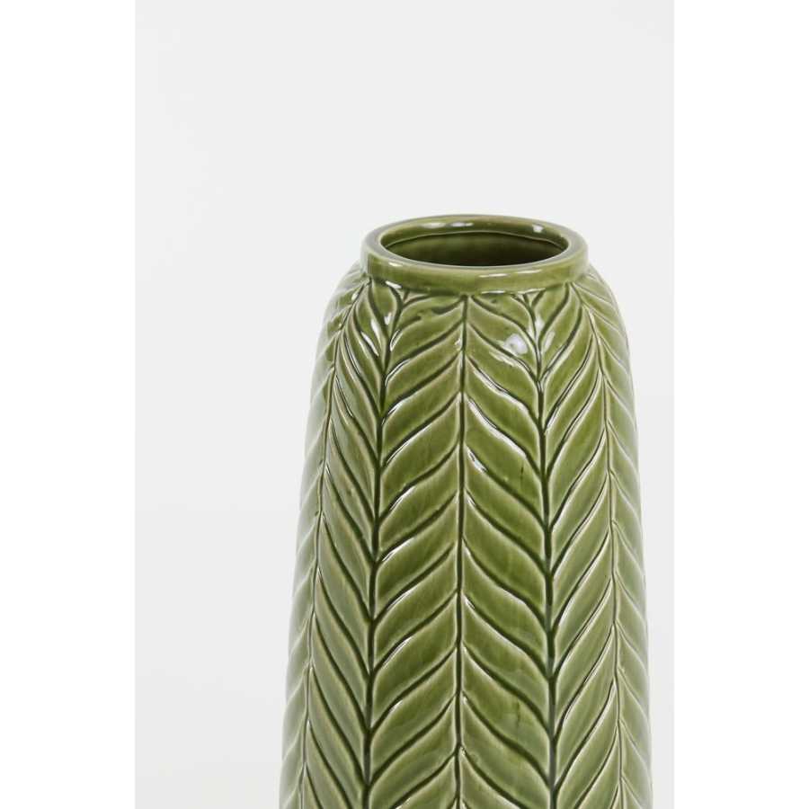 Light and Living Lilo Vase - Green - Small
