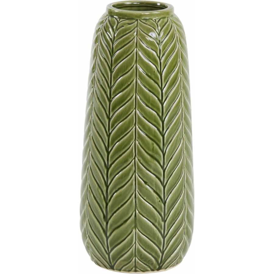 Light and Living Lilo Vase - Green - Small