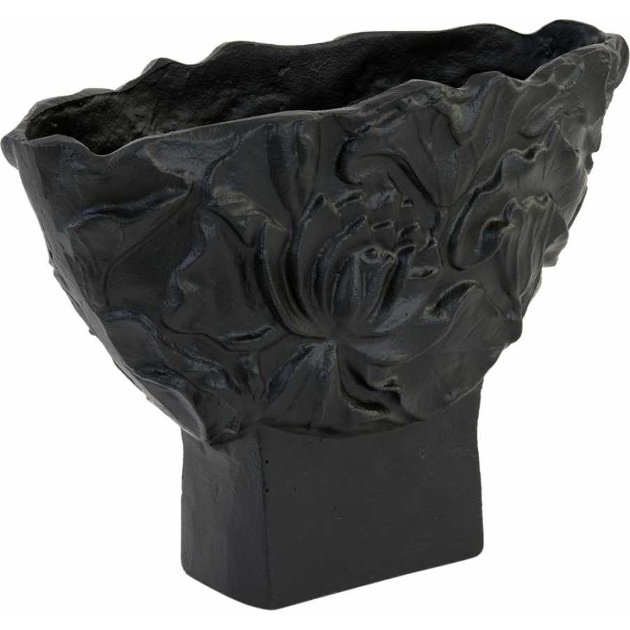 Light and Living Palesa Cone Vase - Black - Small