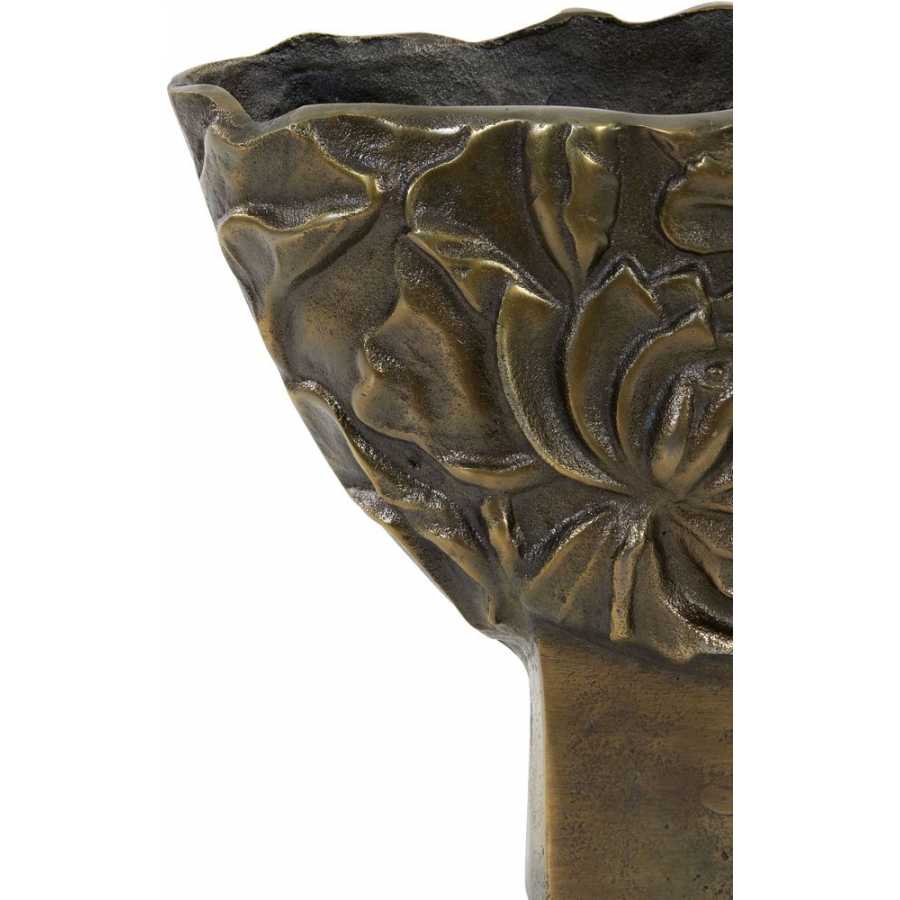 Light and Living Palesa Cone Vase - Bronze - Small