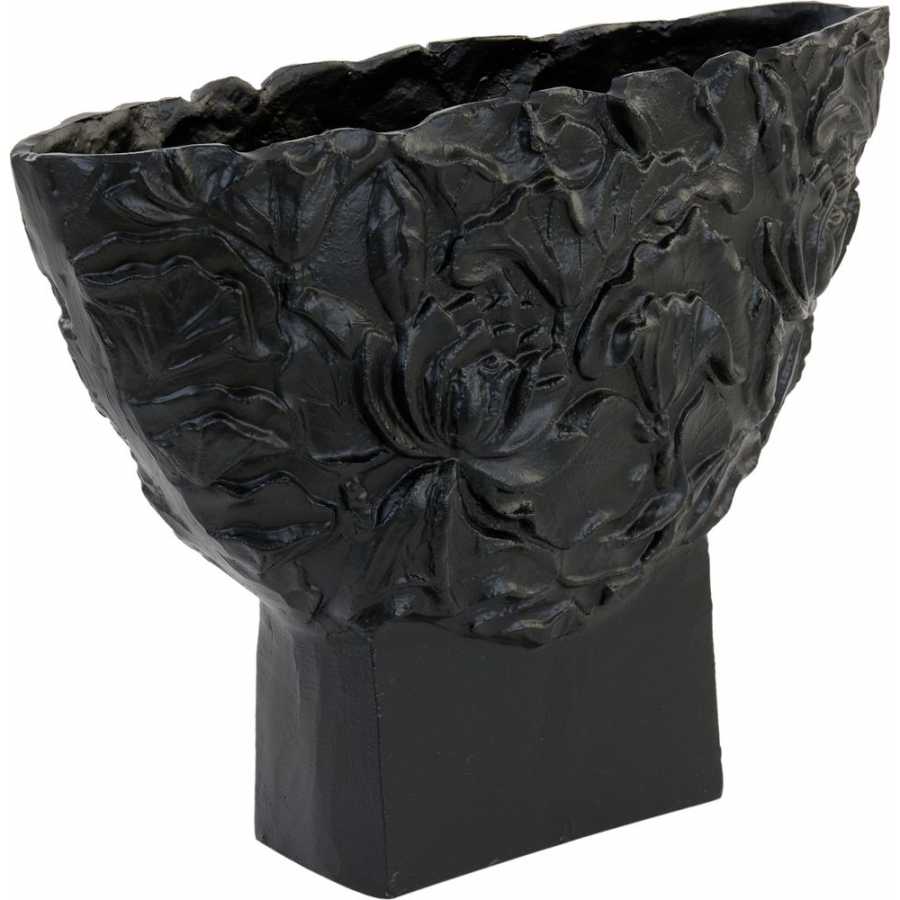 Light and Living Palesa Cone Vase - Black - Large