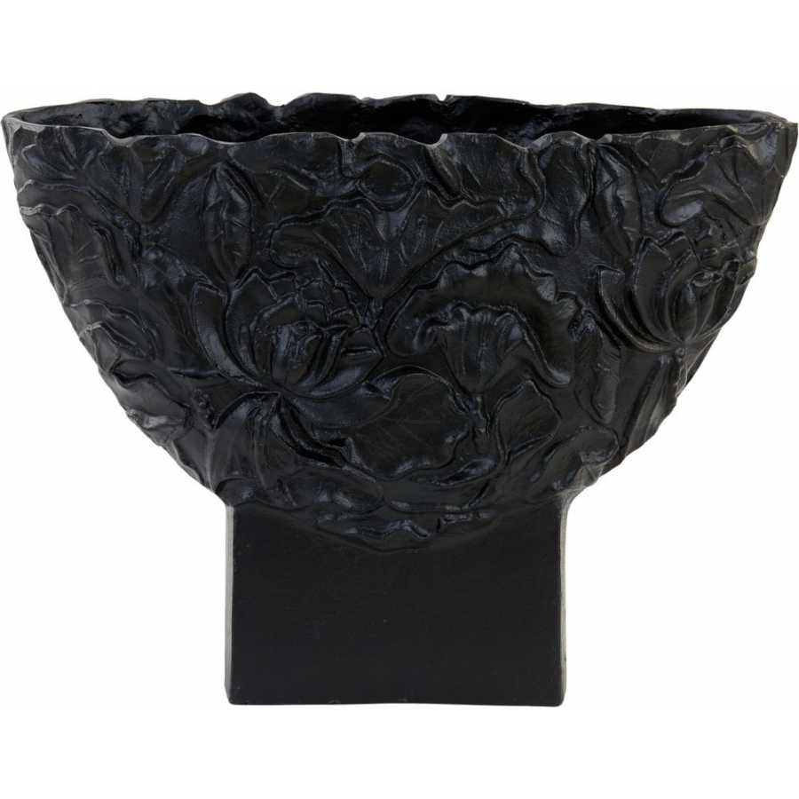 Light and Living Palesa Cone Vase - Black - Large
