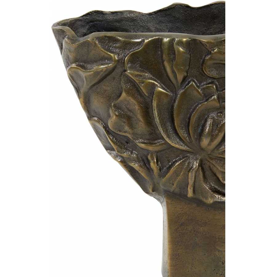 Light and Living Palesa Cone Vase - Bronze - Large