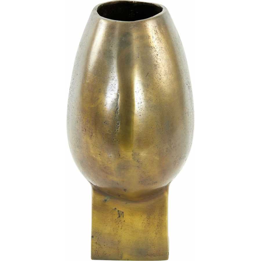 Light and Living Partida Round Vase - Bronze - Small