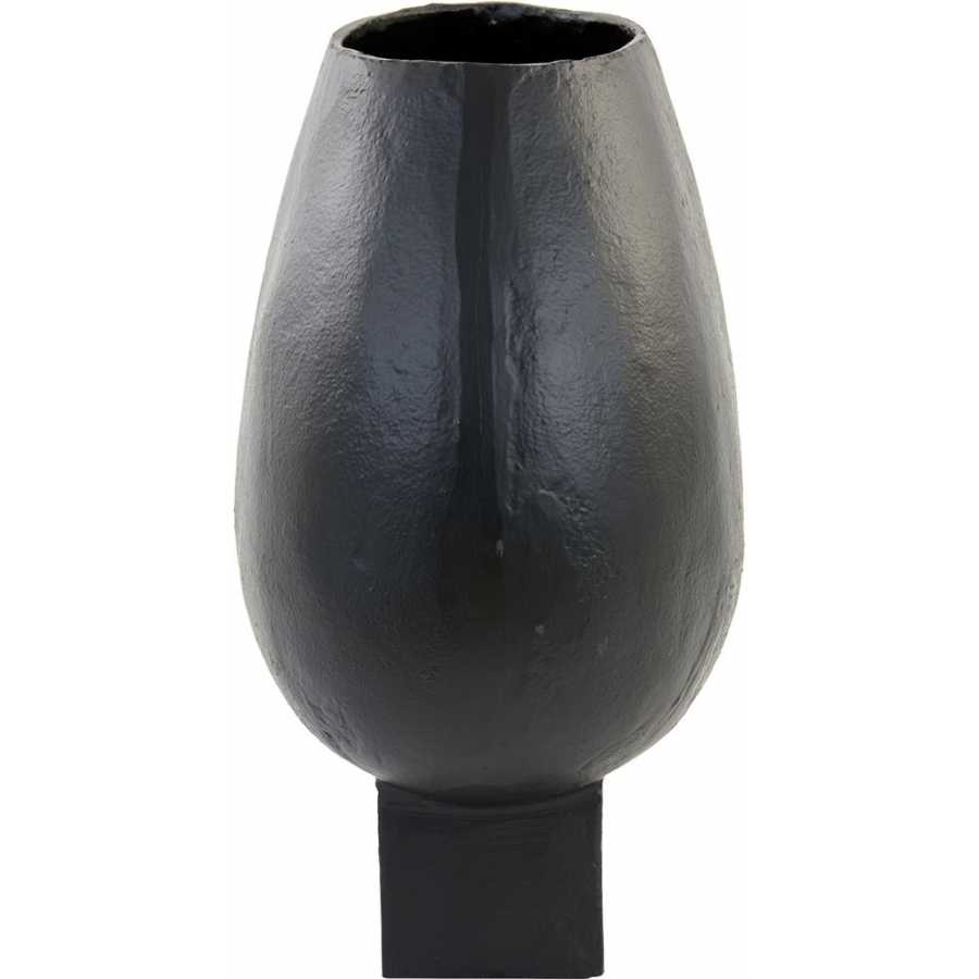 Light and Living Partida Round Vase - Black - Large