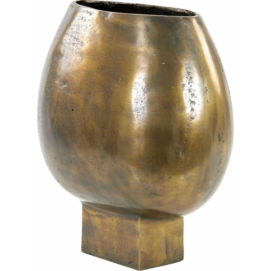 Light and Living Partida Round Vase - Bronze - Large