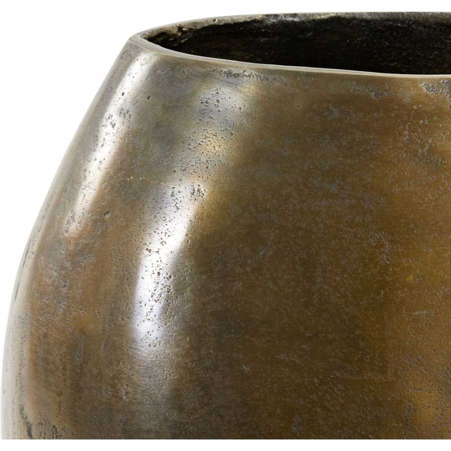 Light and Living Partida Round Vase - Bronze - Large