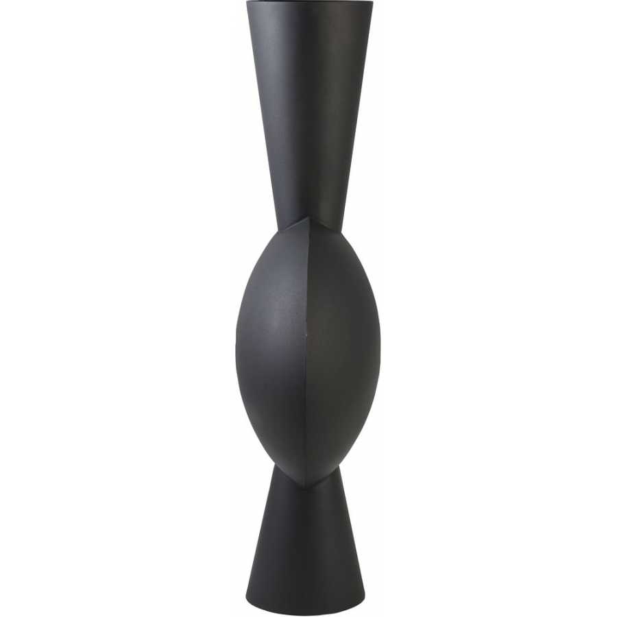 Light and Living Kavandu Floor Vase - Black - Large