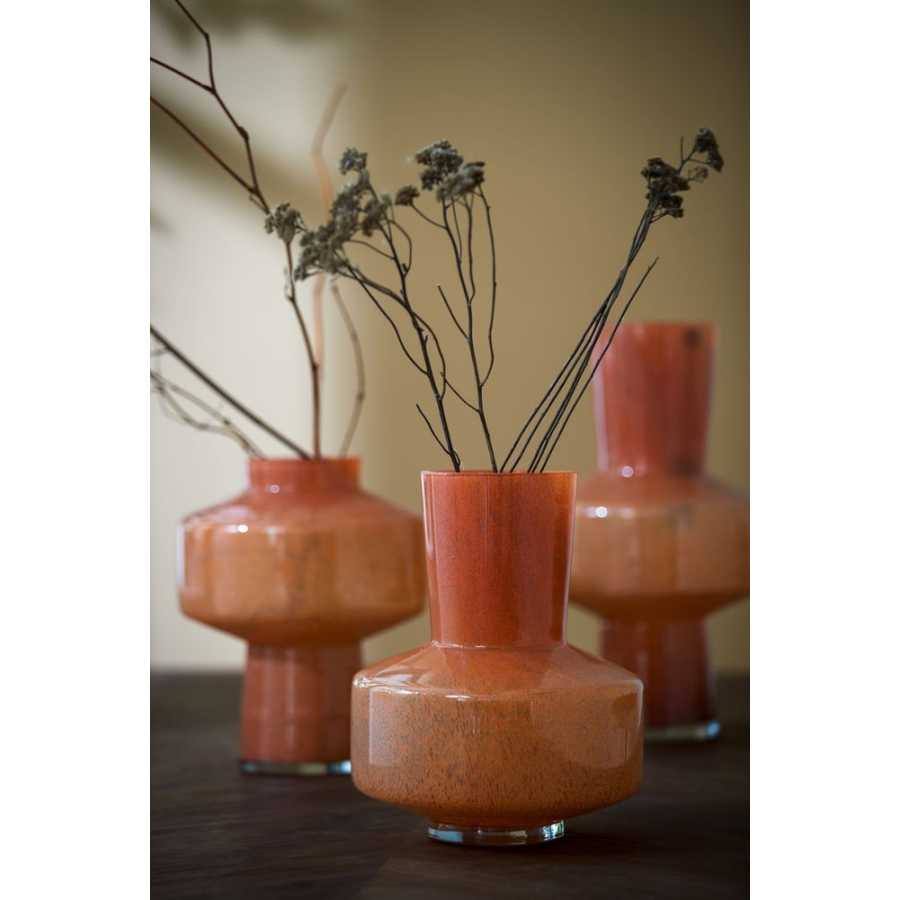 Light and Living Trasmon Vase - Orange