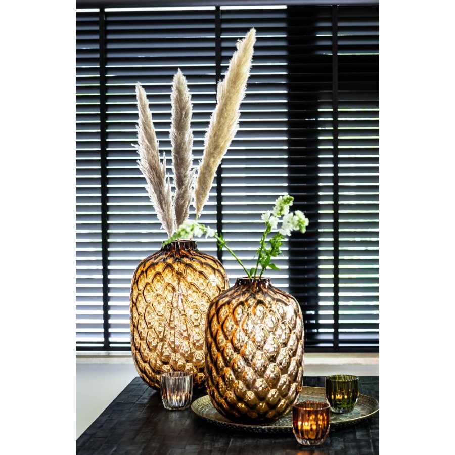 Light and Living Carino Vase - Brown - Medium & Large