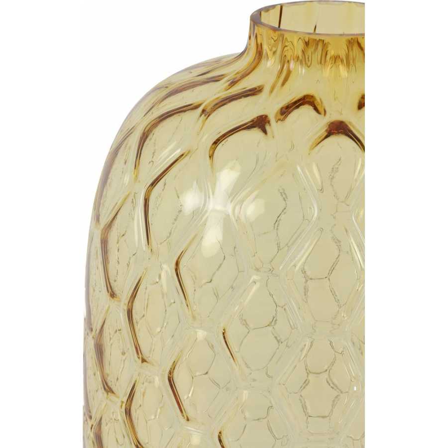 Light and Living Carino Vase - Yellow - Large
