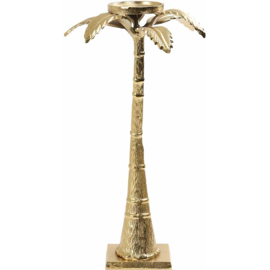 Light and Living Taxa Tall Candle Holder - Gold - Small