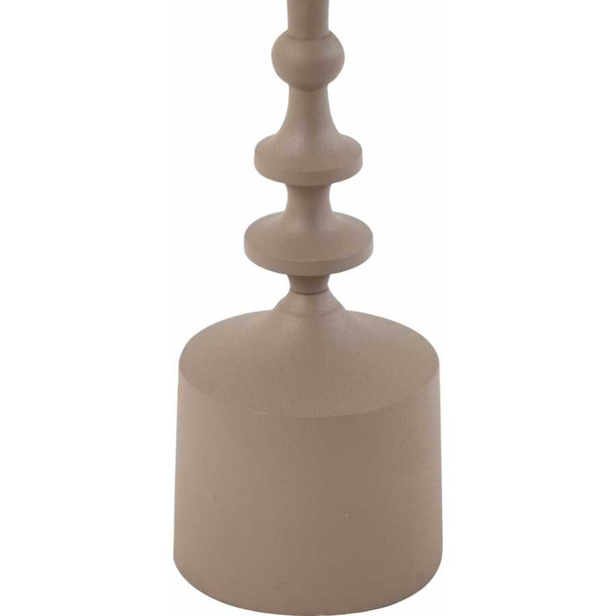 Light and Living Sheva Candlestick - Brown - Small