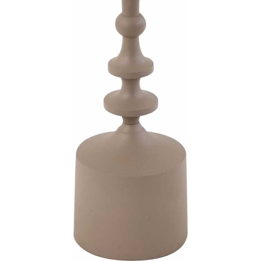 Light and Living Sheva Candlestick - Brown - Large