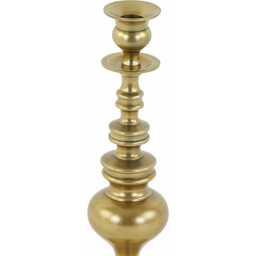 Light and Living Lizet Candle Holder - Gold - Small