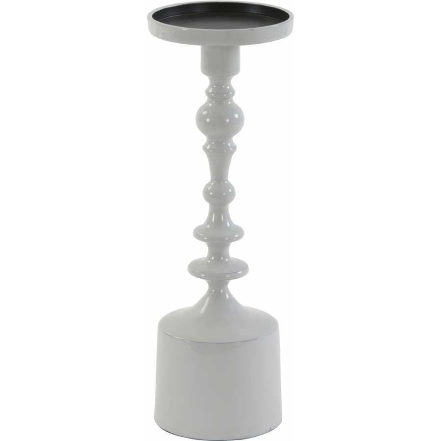 Light and Living Sheva Candle Holder - Grey - Small