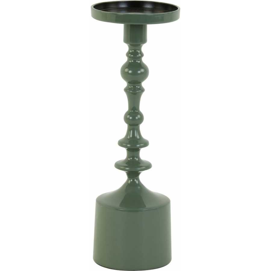 Light and Living Sheva Candle Holder - Shiny Green - Small