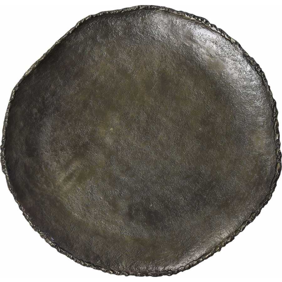 Light and Living Xibor Serving Plate - Bronze - Small