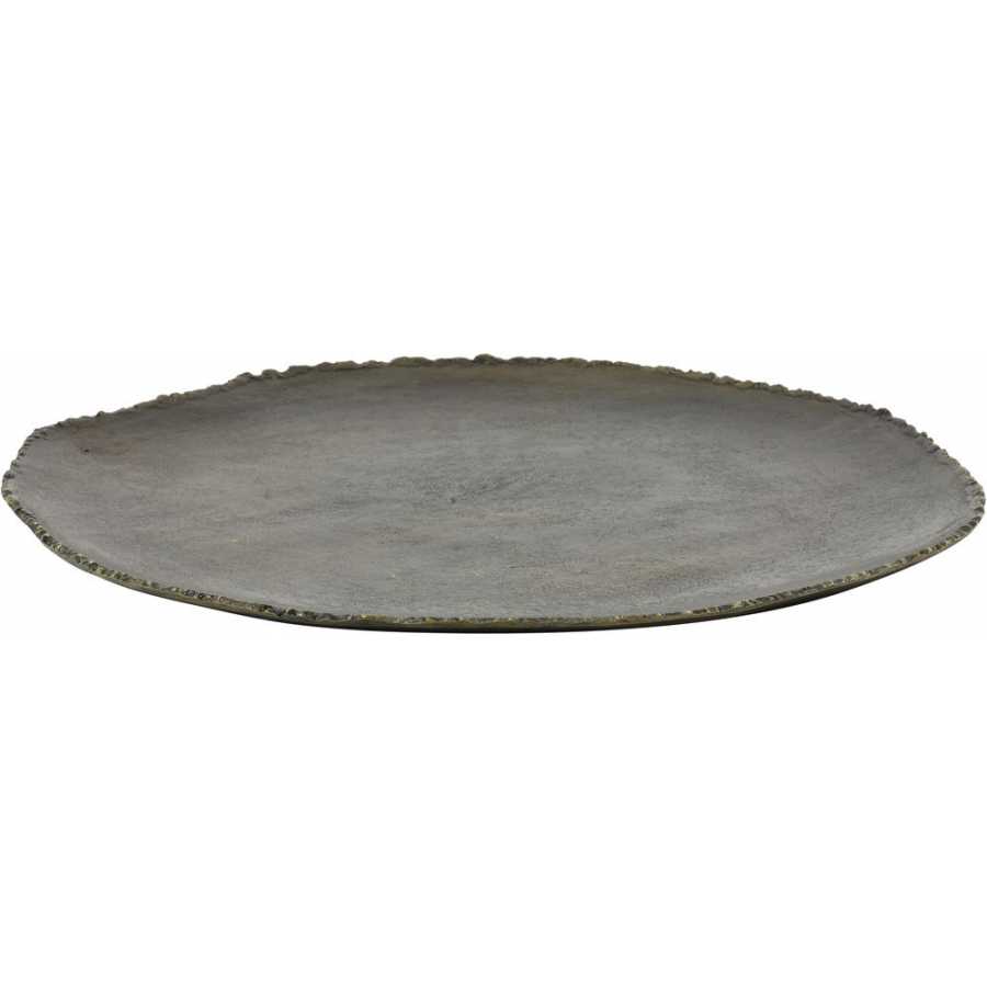 Light and Living Xibor Serving Plate - Bronze - Large