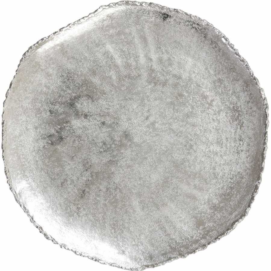 Light and Living Xibor Serving Plate - Nickel - Large