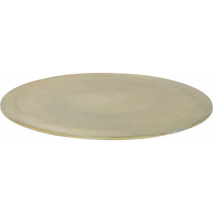 Light and Living Aron Plate - Gold - Large