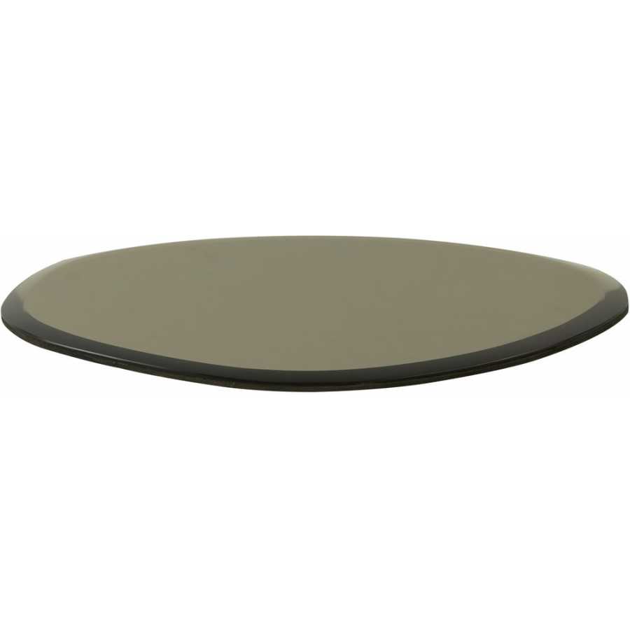 Light and Living Vidu Serving Plate - Smoked - Small