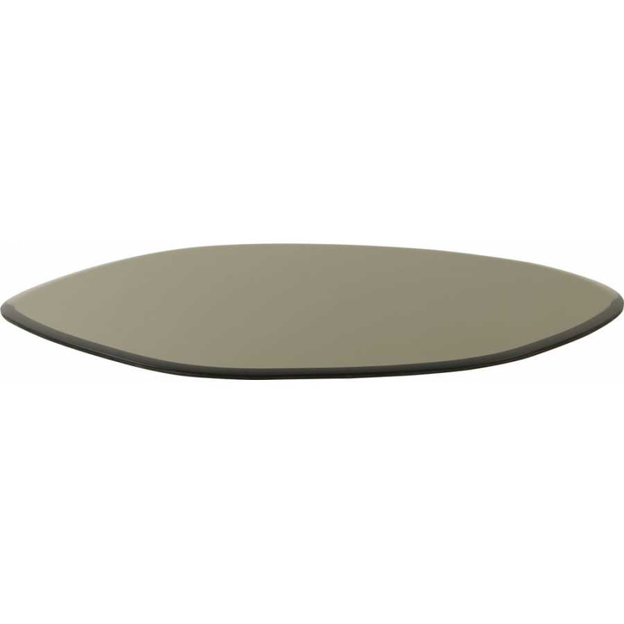 Light and Living Vidu Serving Plate - Smoked - Large