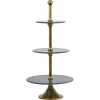 Light and Living Vermentino 3 Etagere - Green
