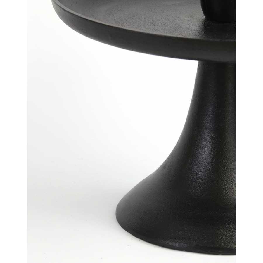 Light and Living Zembi Round Floor Vase - Black