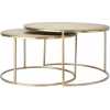 Light and Living Talca Nest of Coffee Tables - Set of 2 - Gold