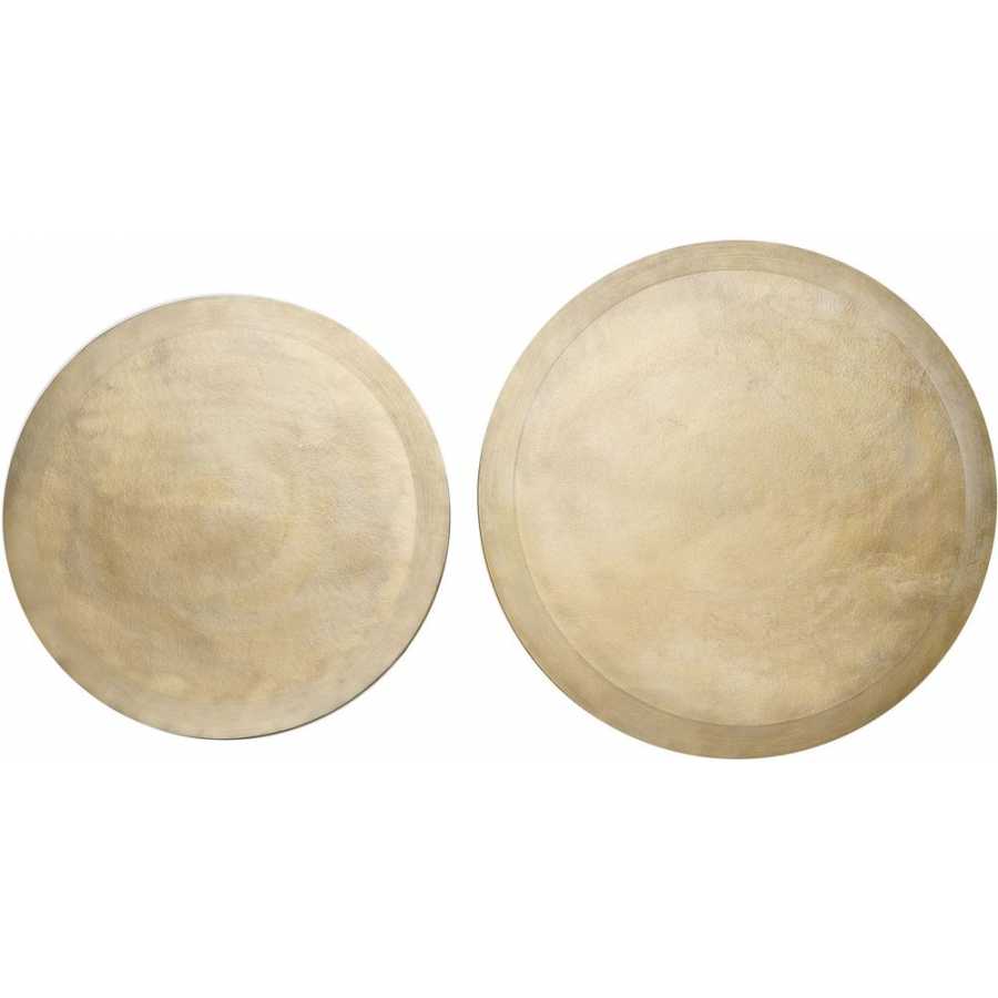 Light and Living Talca Coffee Tables - Set of 2 - Gold