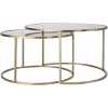 Light and Living Duarte Nest of Coffee Tables - Set of 2 - Gold