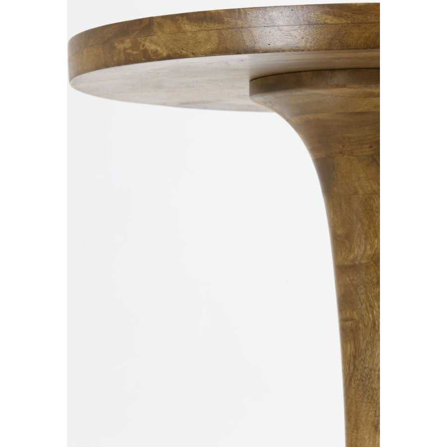 Light and Living Joekon High Side Table - Brown