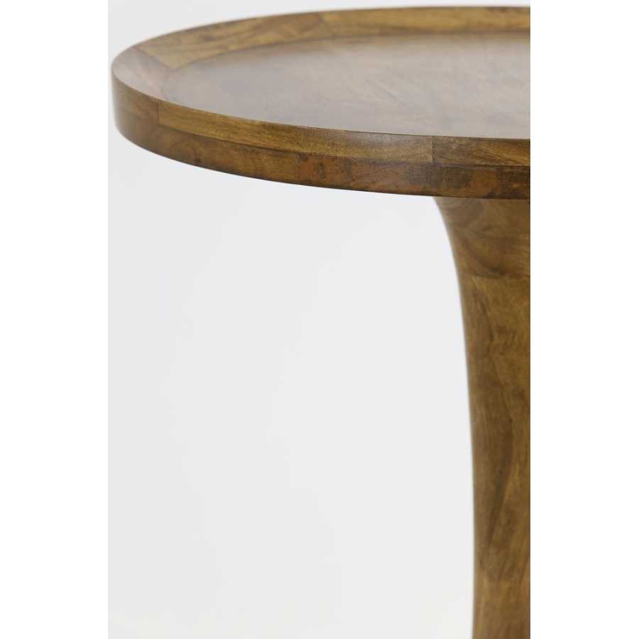 Light and Living Joekon High Side Table - Brown