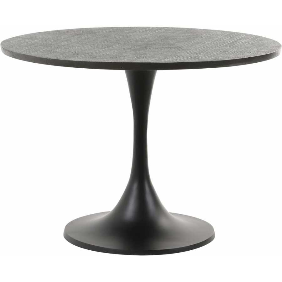 Light and Living Rickerd Side Table - Black - Large