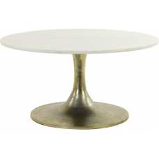 Light and Living Rickerd Coffee Table - White